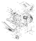 Page G Diagram and Parts List for 13AU624H401 2001 Yard Man Lawn Tractor